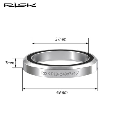 RISK Bike Headset Bearings 41/41.8/47/49/52mm MTB Road Bicycle Headset Bearing Repair Steel Parts Bike Accessories