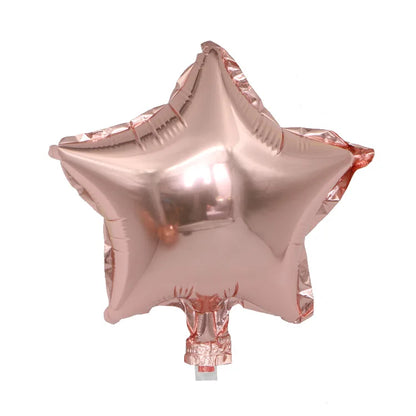 10pcs/Lot 10 Inch Five-pointed Star Foil Balloon Baby Shower Wedding Children's Birthday Party Decorations Kids Balloons Globos