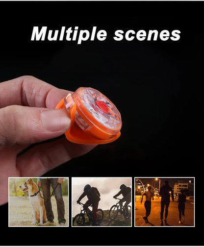 LED Pet Dog Cat Collar Pendant Night Safety Cat Luminous Light IPX7 Waterproof Flashing Harness With Light for Dog Accessories