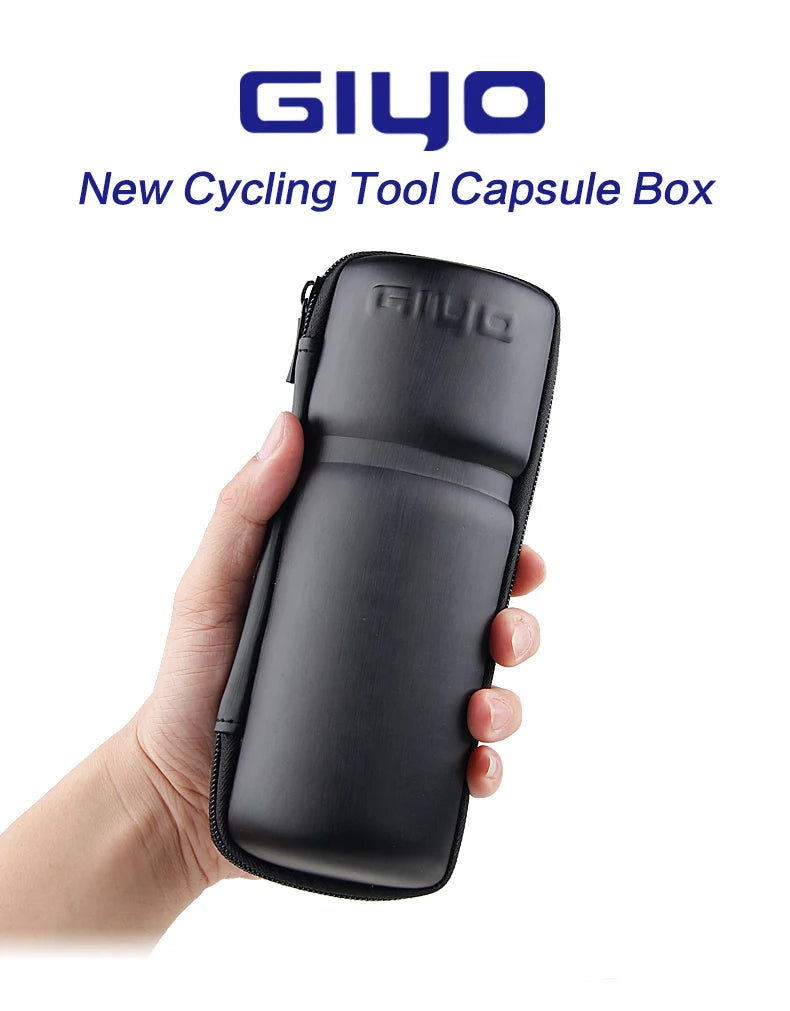 GIYO Cycling Tool Box with Tools MTB Bicycle Portable Capsule Boxes PT-08/PT-09 Apply Bottle Storage Repair Kit Bike Equipment