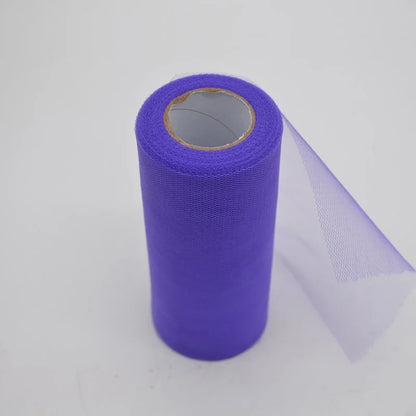 25Yards/Lot 6inch Tissue Tulle Roll Wedding Decoration Tutu Spool Craft Birthday Party Baby Shower Wedding Decor Supplies