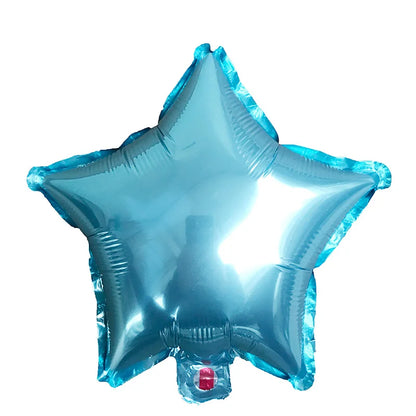 10pcs/Lot 10 Inch Five-pointed Star Foil Balloon Baby Shower Wedding Children's Birthday Party Decorations Kids Balloons Globos