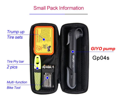 GIYO Cycling Tool Box with Tools MTB Bicycle Portable Capsule Boxes PT-08/PT-09 Apply Bottle Storage Repair Kit Bike Equipment