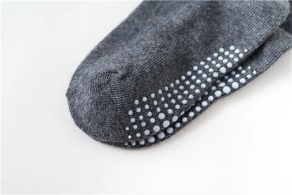 6/12 Pairs/lot 0-5 Yrs Cotton Children's Anti-slip Boat Socks For Boys Girl Low Cut Floor Kid Sock With Rubber Grips Polka dot