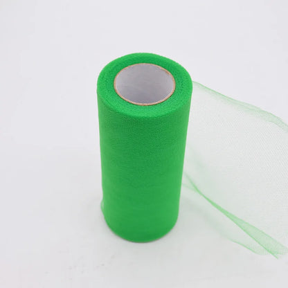 25Yards/Lot 6inch Tissue Tulle Roll Wedding Decoration Tutu Spool Craft Birthday Party Baby Shower Wedding Decor Supplies