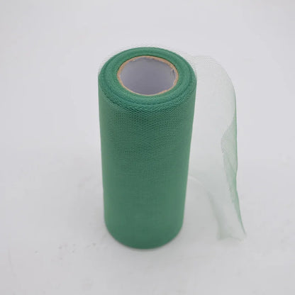 25Yards/Lot 6inch Tissue Tulle Roll Wedding Decoration Tutu Spool Craft Birthday Party Baby Shower Wedding Decor Supplies