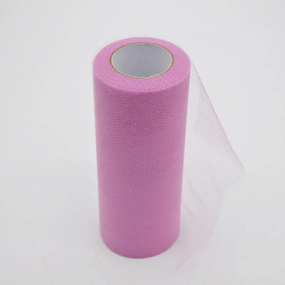 25Yards/Lot 6inch Tissue Tulle Roll Wedding Decoration Tutu Spool Craft Birthday Party Baby Shower Wedding Decor Supplies