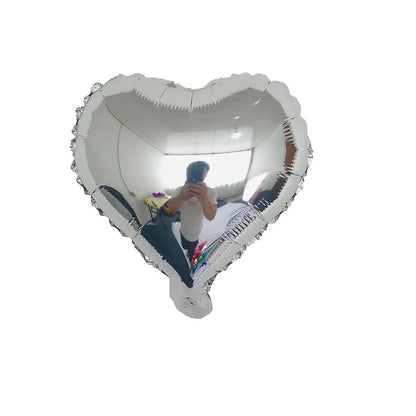 10pcs 10inch heart love aluminum foil balloon baby shower child birthday party wedding  decor supplies air balloons Globos