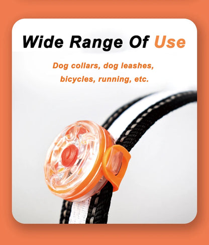 LED Pet Dog Cat Collar Pendant Night Safety Cat Luminous Light IPX7 Waterproof Flashing Harness With Light for Dog Accessories