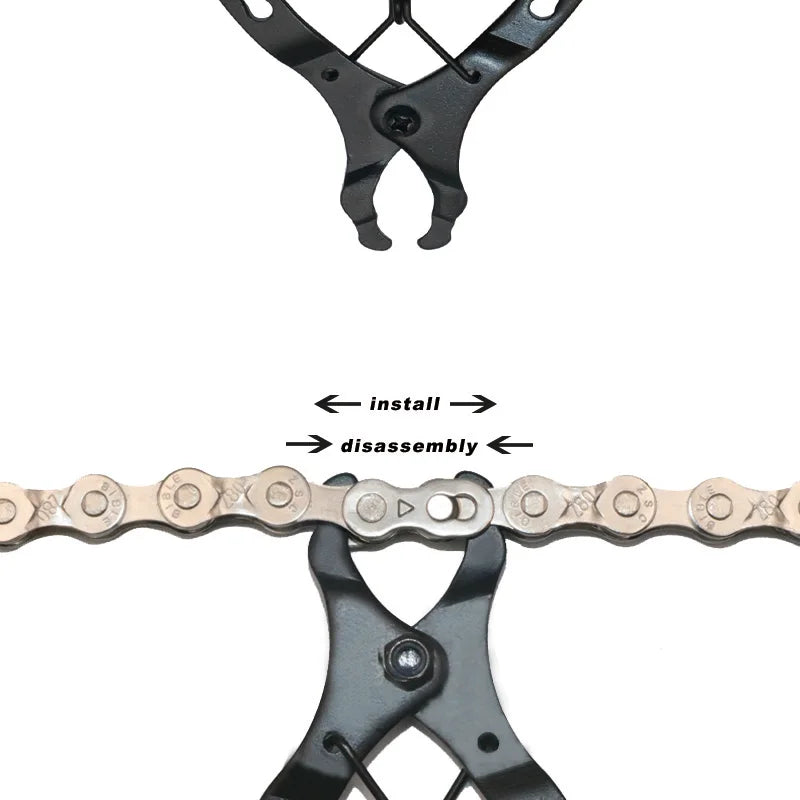 Bicycle Link Chain Buckle Pliers Road Bike Link Remover Clamp Quick Release Link Removal Repair Tool MTB Magic Button Clamp Tool