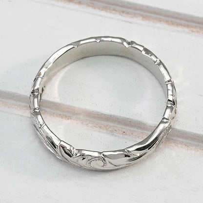 Elegant Carved Flower Pattern Band Classic Women Engagement Wedding Rings High Quality Delicate Female Accessories Rings