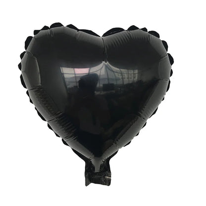 10pcs 10inch heart love aluminum foil balloon baby shower child birthday party wedding  decor supplies air balloons Globos