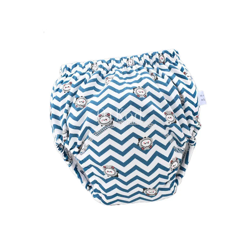 Baby Infant Toddler Waterproof Training Pants Cotton Changing Nappy Cloth Diaper Panties Gifts Reusable Washable 6 Layers Crotch
