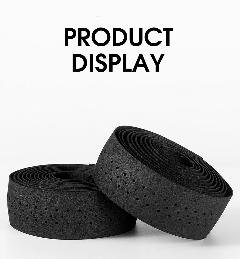 WEST BIKING Bicycle Handlebar Tape EVA PU Bar Tape Soft Cycling Damping With 2 Bar Plug Road Bicycle Anti-slip Shock straps