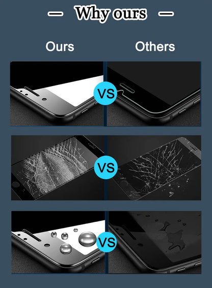1/2/3/4PCS Full Cover Glass For Samsung A55 Glass Samsung Galaxy A55 Tempered Glass 9H Screen Protector Samsung A55 A52 A53 A54