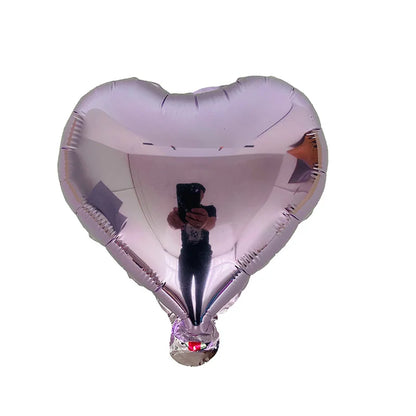 10pcs 10inch heart love aluminum foil balloon baby shower child birthday party wedding  decor supplies air balloons Globos