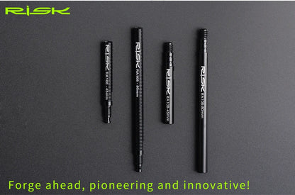 RISK Bicycle Presta Valve Extender Pole with 3in1 Wrench Tool 45mm/80mm Road Bike Rim Valve Extension Rod for Tube Tire Tubeless