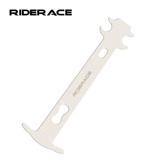 RIDERACE Bicycle Chain Wear Indicator Checker Portable Bike Gauge Measurement Ruler Road Cycling Chain Replacement Repair Tools
