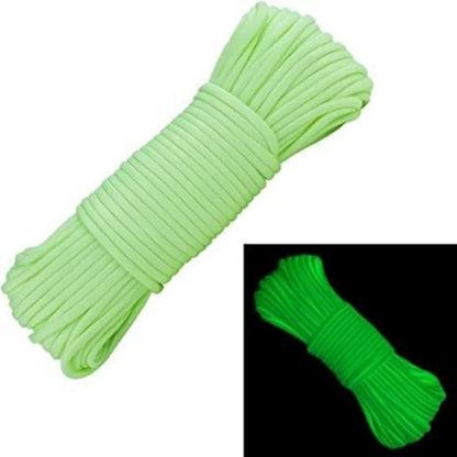 Luminous Rope 9 Strands 4mm Paracord Nylon 550 Tent Cord Glow Parachute Outdoor Bundle Lanyard Camping Survival EDC