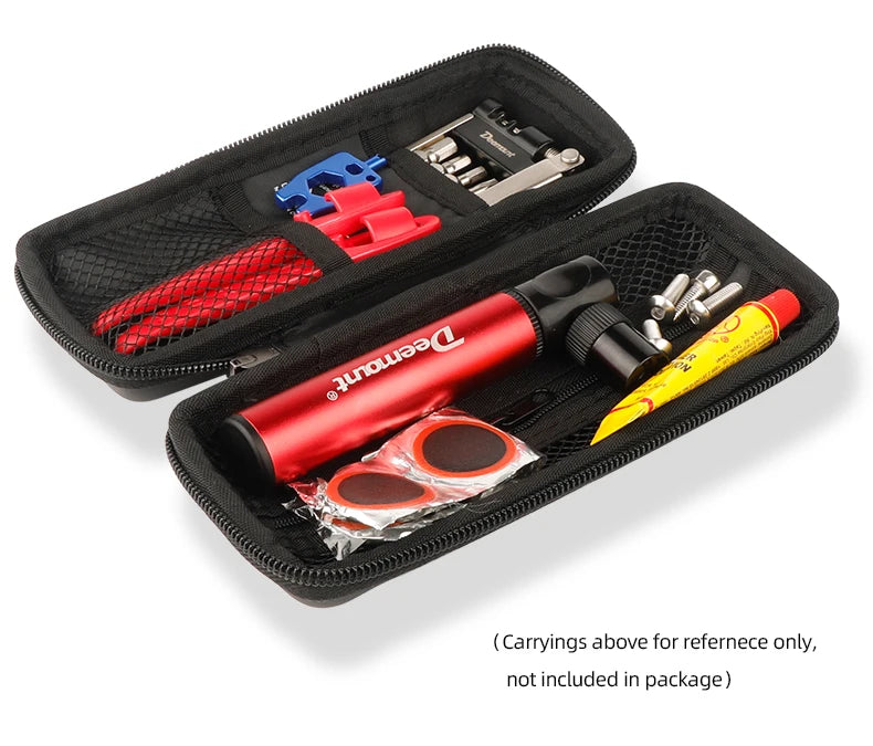 Deemount Bicycle Tools Service Items Storage Box for Bottle Cage Mount Bike Repair Kits Glasses Keys Case Bag