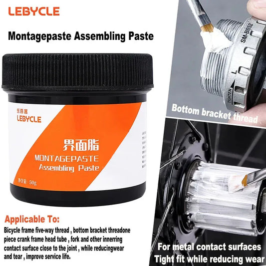 Lebycle Bicycle Interface Grease Mountain Road Bike Assembly Interface Paste Tower Base Hub Shaft Anti-abnormal Noise Lubricant