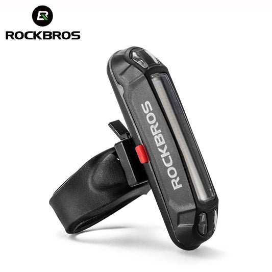 ROCKBROS Bike Tail Light Waterproof Seatpost Warning Bicycle Rear Light MTB Road LED Lamp Tailight USB Charging Cycling Light