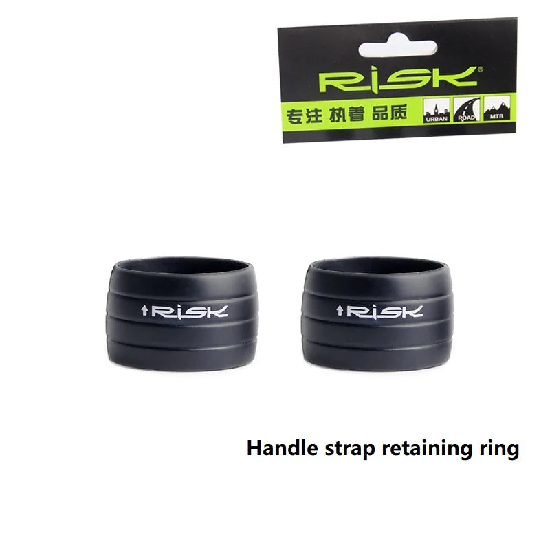 2pcs Silicone Anti-skip Bicycle Handlebar Tape plug Fixed Ring Road Bike Shift Handle Protection Cover Non-Slip Cycling Accessor