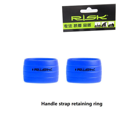 2pcs Silicone Anti-skip Bicycle Handlebar Tape plug Fixed Ring Road Bike Shift Handle Protection Cover Non-Slip Cycling Accessor
