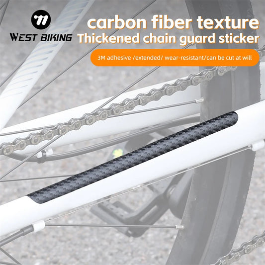 WEST BIKING Waterproof Bike Chain Sticker Frame Anti Scratch Protector MTB Road Bike Chain Guard Sticker Bicycle Accessories