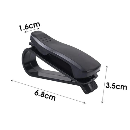 2PCS Universal Car Auto Sun Visor Glasses Box Sunglasses Clip Card Ticket Holder Fastener Pen Case Eyeglasses Clips Accessories