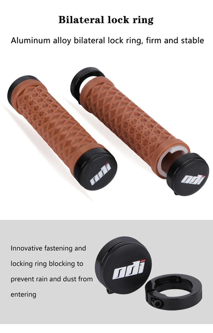 ODI VANS Bicycle Handles Mtb Cuffs Mountain Bike Grips Handlebar Cover Ergonomic Lock On Grips Silicone Handle For Cycling Cuffs