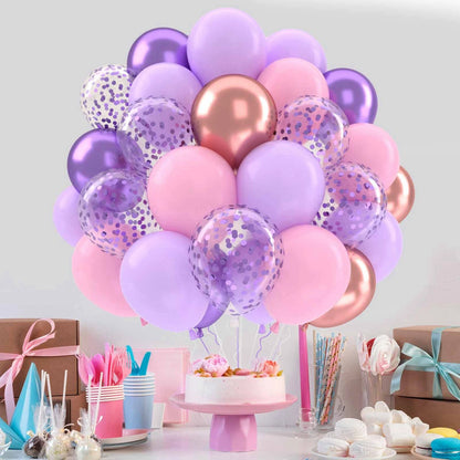 31/36/37/51/101Pcs Metallic Balloons Pearl Latex Balloon Gold Confetti Balloons for Birthday Weddings Baby Shower Party Decor