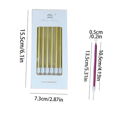 Birthday Candle Cake Baking Decoration Curve Rotating Curved Candle Romantic Party Colored Candle Multiple Style Choices