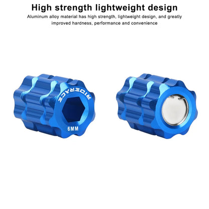 Bike Crank Remove Install Tool Aluminum Alloy Bicycle Crank Arm Cover Screw Wrench MTB Road Cycling Crankset Installation Tools