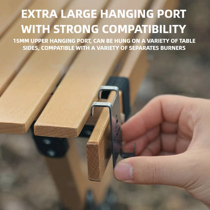 Outdoor Gas Tank Hooks Camping Table Hooks Gas Fuel Tank Hooks Thickened Stainless Steel Hanging Gas Tanks