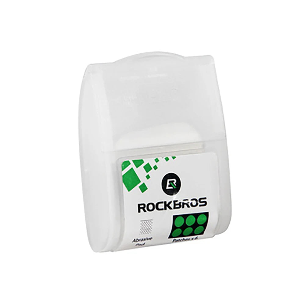 ROCKBROS Bicycle Flat Tire Repair Kit Tool Glue-free Portable Rubber Fetal Repair Bike Inner Tube Puncture Patch Repair Tools