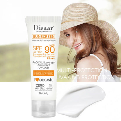 Disaar Facial Sunscreen Cream SPF 90 Body Protector Solar Lotion Original Facial Body Moisturizing UV Protection Sun Sunblock