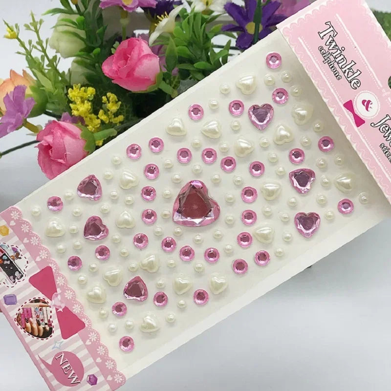 Glitter Face Stickers for Children Rhinestones for Eyes Face Diamonds Bright Stickers Festival Makeup Jewels Stickers ZS006