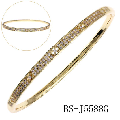 Copper With Zirconium Opening Female Simple Trendy Bracelet Women's Stainless Steel Jewelry Luxury Gifts for Girlfriends