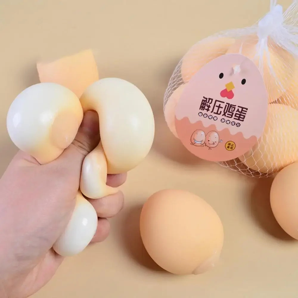 Egg Squeeze Toys Smart Educational Toy Funny Decompression Vent Egg Squeeze Ball Gift SquishyStresd Reliever