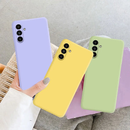 Liquid Silicone Protective Case For Samsung Galaxy A15 A25 A35 A55 A22 A32 A52 A13 A23 A33 A53 A14 A24 A34 A54 4G 5G Cover Cases