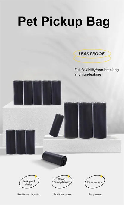 10 Rolls 1 Pack Pet Garbage Bag Dog Poop Bag Garbage Bags Cleaning WasteDisposable Trash Pouch Portable Bag