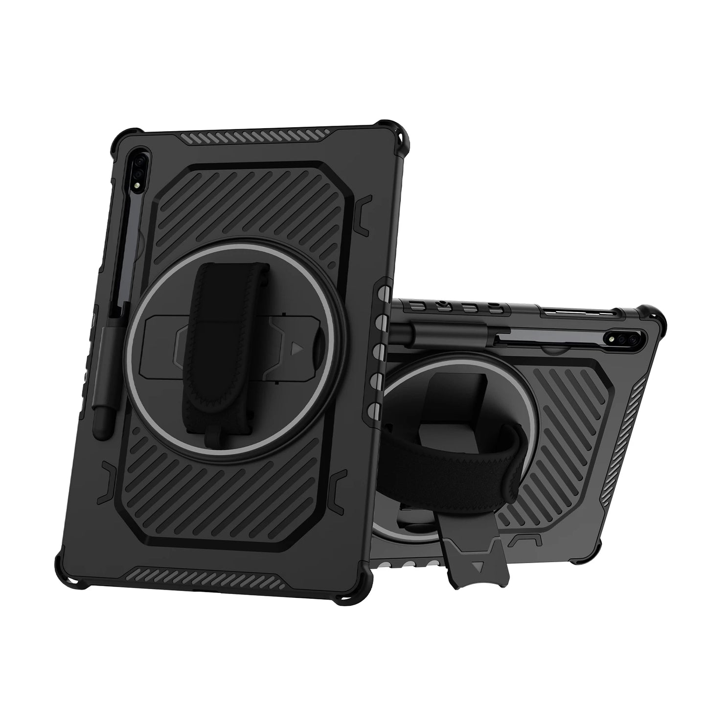 Funda Tablet Cover for Samsung Galaxy Tab S7 S8 S9 11inch Rotation Stand Case for Galaxy Tab S7FE S7+ S8+ S9Plus 12.4inch Case