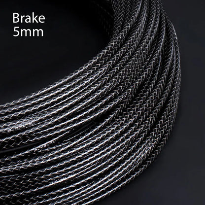 3m 5mm MTB Road Bike Bicycle Brake Derailleur Cable Weaving Line Pipe Housing Tube Variable Speed Shifting Brake Wire housing