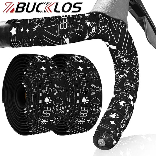 BUCKLOS Road Bike Handlebar Tape PU EVA Cycling Handlebar Tape Non-slip Comfortable Road Bicycle Handlebar Tape Bike Accessories