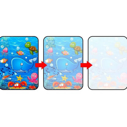 Montessori Toys Reusable Coloring Book Magic Water Drawing Book Painting Drawing Toys Sensory Early Education Toys for Children