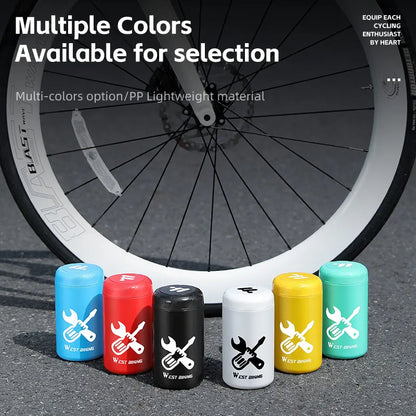 WEST BIKING Bicycle Repair Tool Storage Capsule Portable Waterproof Toolkit With Water Bottle Cage MTB Road Bike Accessories