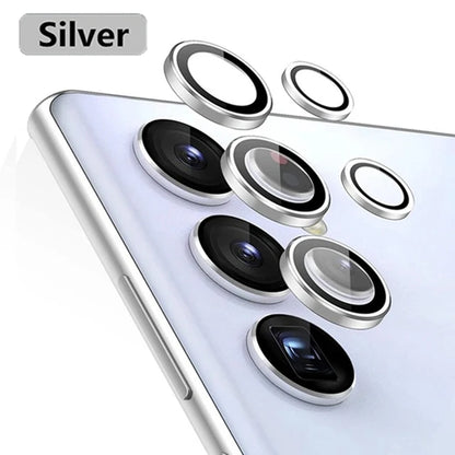 For Samsung S24 S23 Ultra Camera Lens Protector Aluminum Alloy Metal Tempered Glass Camera Film For Galaxy S22 Ultra Accessories