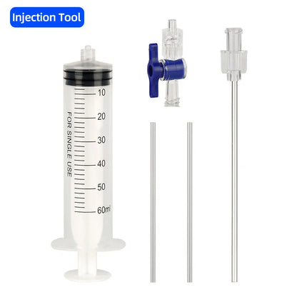 MTB Road Bike Tubeless Tire Liquid Injection Tool 60ml Tyre Sealant Syringe Bicycle Accessories  Valve Core Removal Tool Optiona