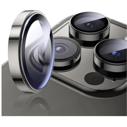 For iPhone 16 15 Pro Max Camera Protector Metal Lens Ring Glass For iPhone 14 15 Plus 15Pro Max 15 pro Lens Glass Cover